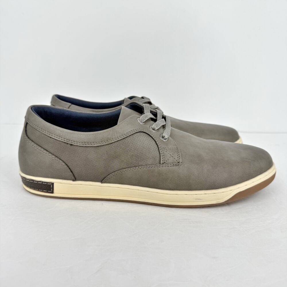 Jousen Mens 3 Eyelets Fashion Sneakers US 12 EU 46 Grey EUC